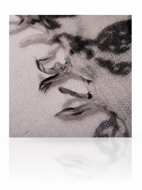 Палантин Женский W-SMALL.LEAF/WHITE